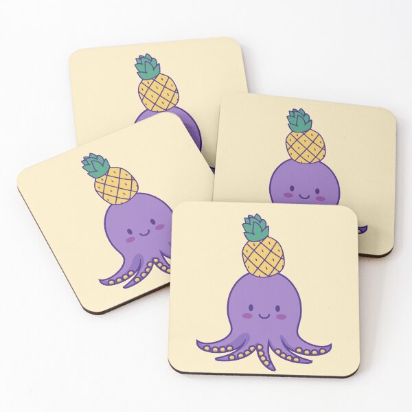 Item preview, Octopus & Pineapple - Bestie Vibes Only designed and sold by Adonalyn.