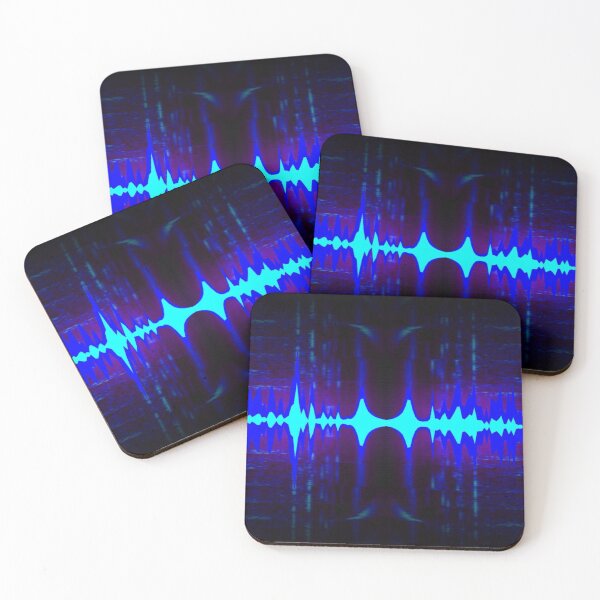 Item preview, Blue neon music visualisation design designed and sold by Mark359 Designs.