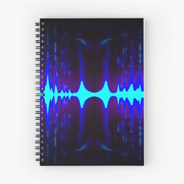 Item preview, Blue neon music visualisation design designed and sold by Mark359 Designs.