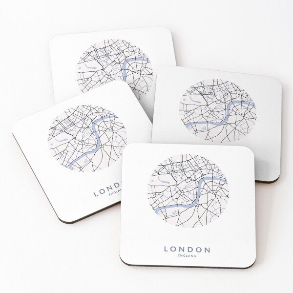 Item preview, London City Map designed and sold by BlueRoosterMaps.