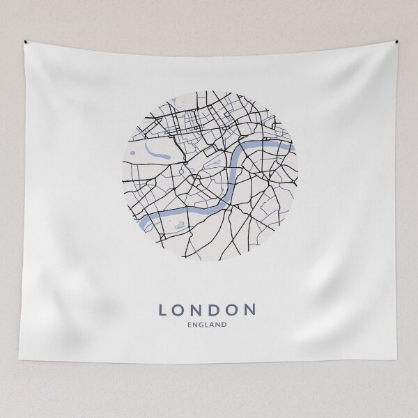 Item preview, London City Map designed and sold by BlueRoosterMaps.