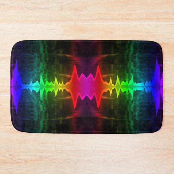 Item preview, Rainbow neon music visualisation design designed and sold by Mark359 Designs.
