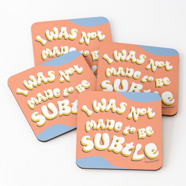 Item preview, I was not made to be subtle designed and sold by aishashar.