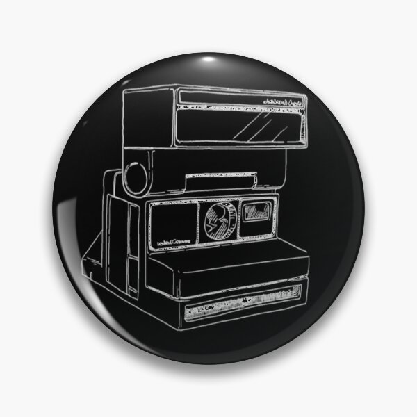 Life is Strange Polaroid Camera Sketch Symbol Logo Pin