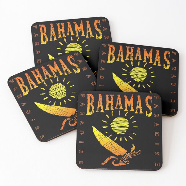 Item preview, Bahamas Paradise Sailing Catamaran Sailboat Beam Reach Orange Yellow designed and sold by ArtByBollwitt.