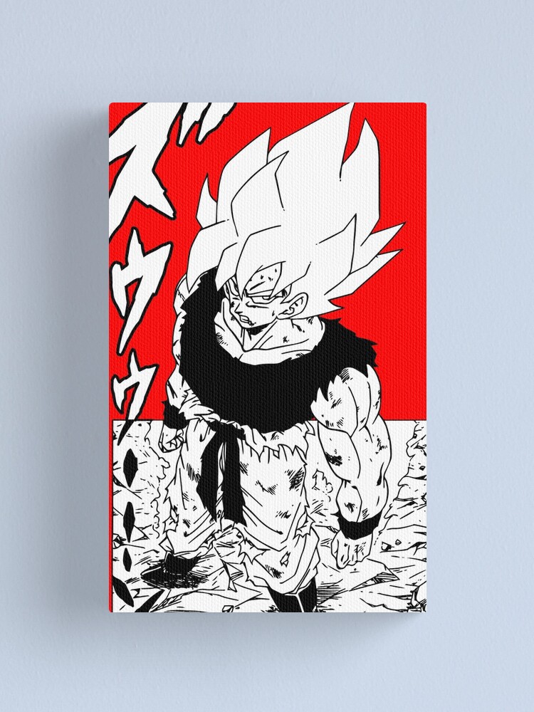 Lienzo «Super Saiyan Goku - Primera vez que va a la versión manga de Super  Saiyan» de BCOD | Redbubble