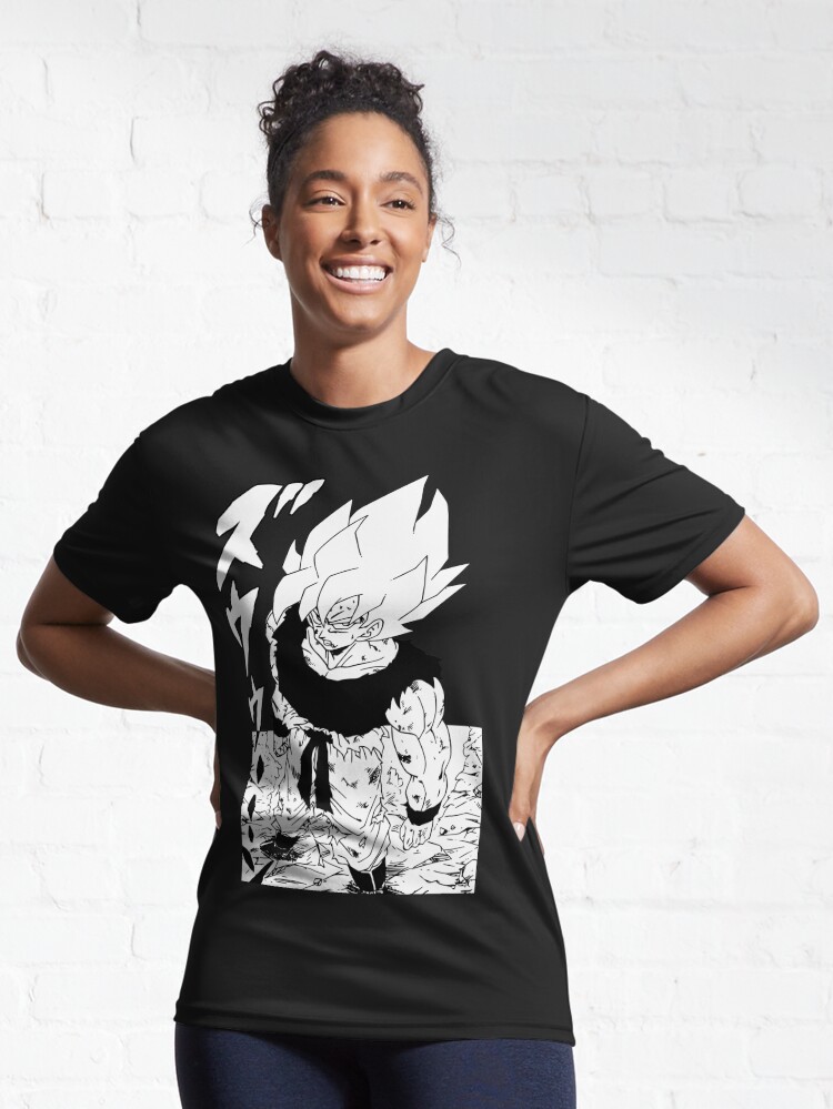 Super Saiyan Goku - First Time Going Super Saiyan Manga Version | Active  T-Shirt