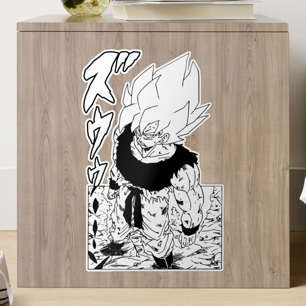 Super Saiyan Goku - First Time Going Super Saiyan Manga Version Sticker  for Sale by BCOD