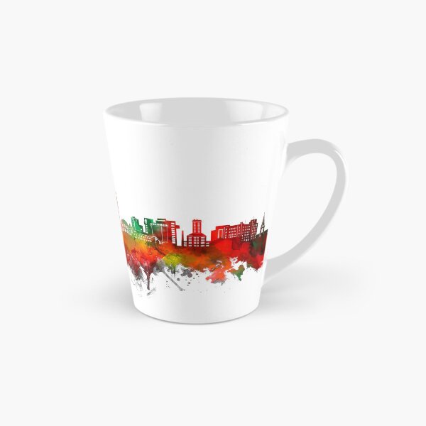 Item preview, bridgeport skyline watercolor designed and sold by BekimART2.