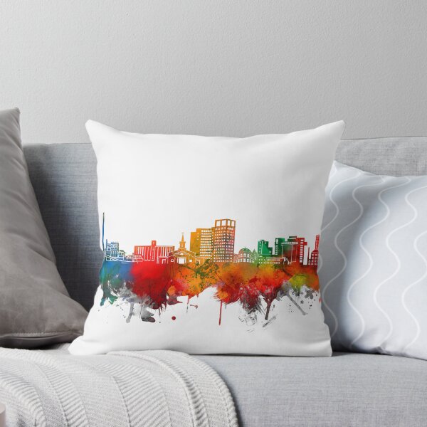 Item preview, bridgeport skyline watercolor designed and sold by BekimART2.