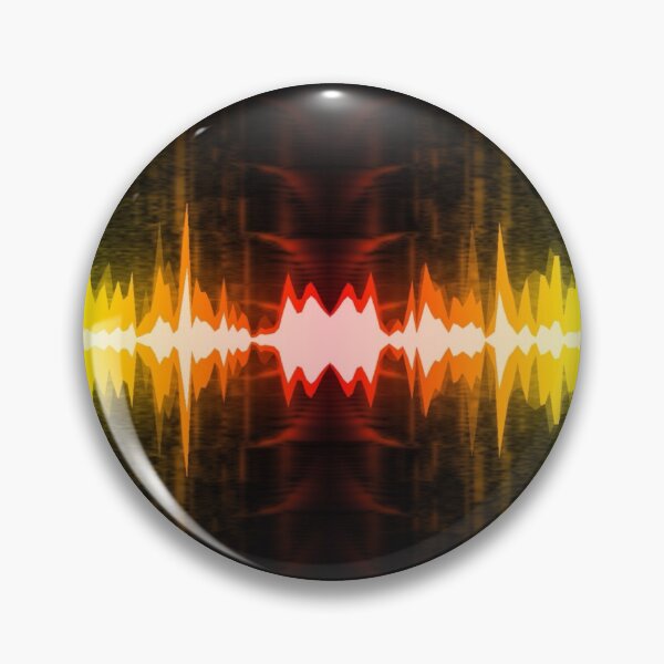 Item preview, Red orange neon music visualisation design designed and sold by Mark359 Designs.