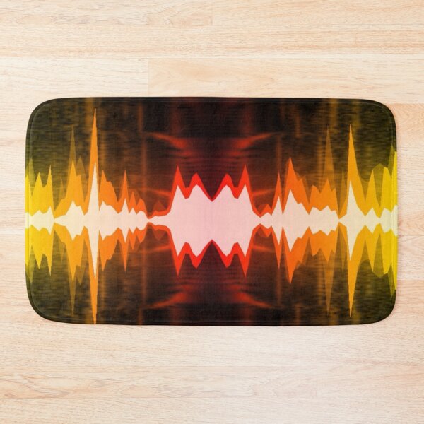 Item preview, Red orange neon music visualisation design designed and sold by Mark359 Designs.
