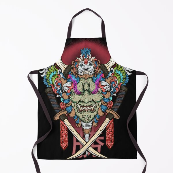 Item preview, komainu japanesse oni mask mask designed and sold by jani1i.