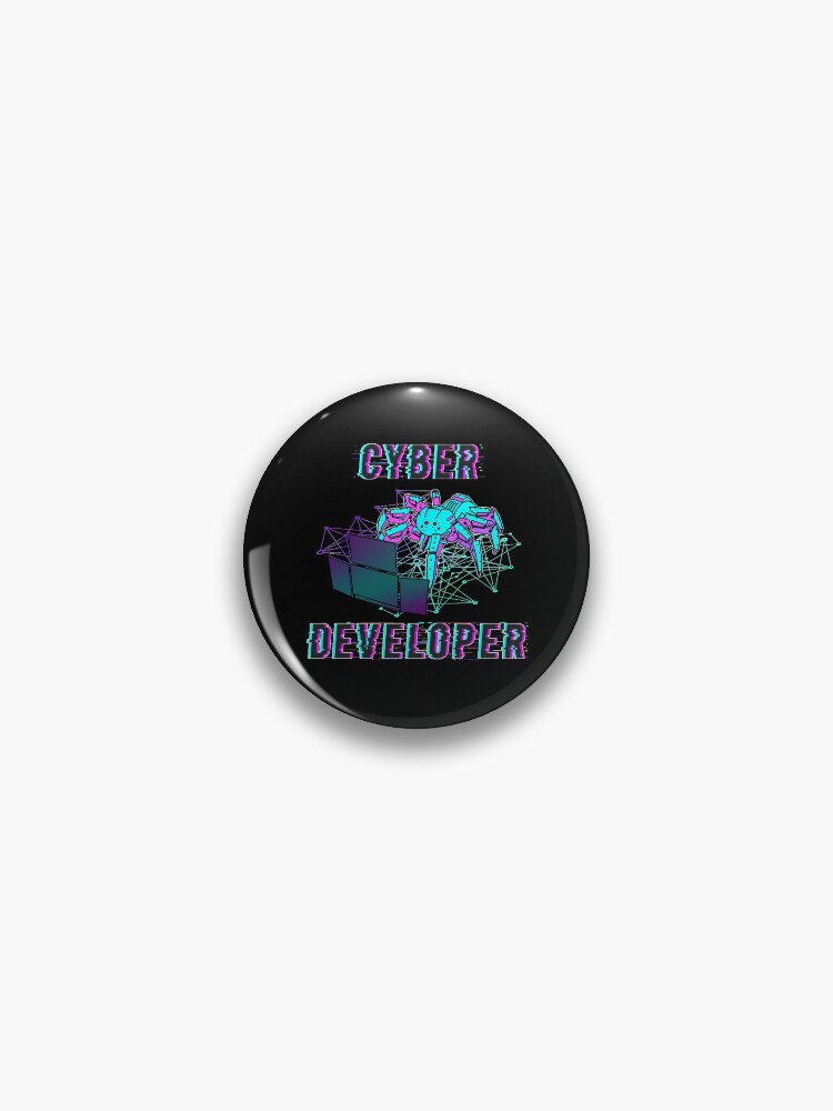 Thumbnail 1 of 3, Pin, Cyber developer designed and sold by DevdForDevs.
