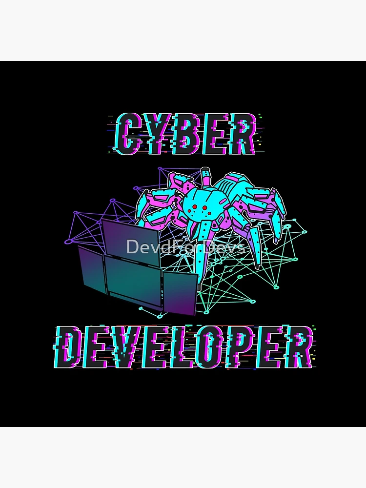 Thumbnail 4 of 4, Pillow, Cyber developer designed and sold by DevdForDevs.