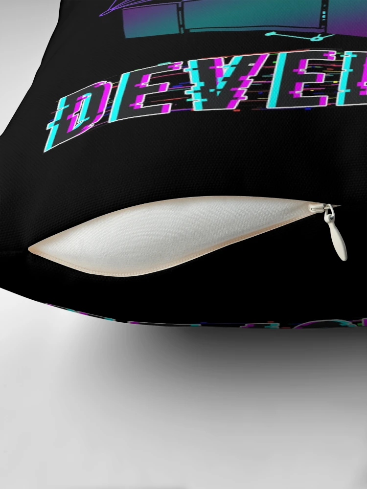 Thumbnail 2 of 4, Pillow, Cyber developer designed and sold by DevdForDevs.