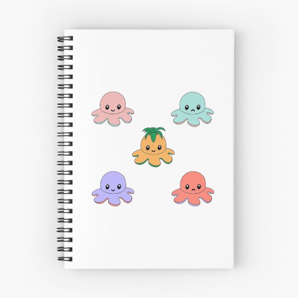 Item preview, Pineapple Octopus Mood Pack designed and sold by EclipseInFlames.