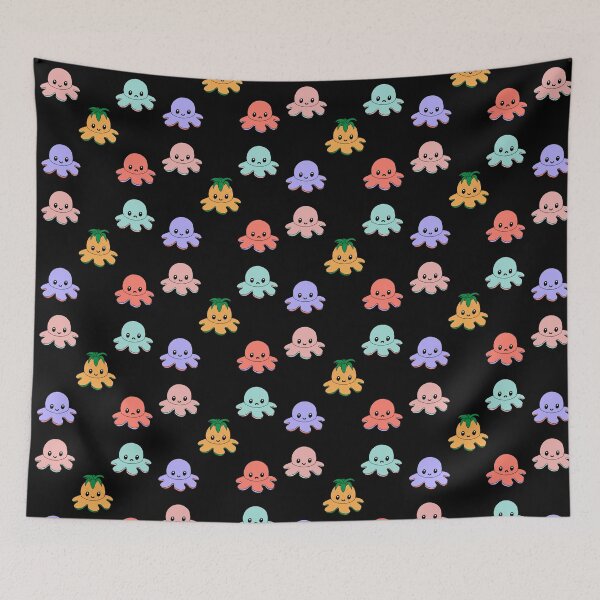 Item preview, Pineapple Octopus Mood Pack designed and sold by EclipseInFlames.