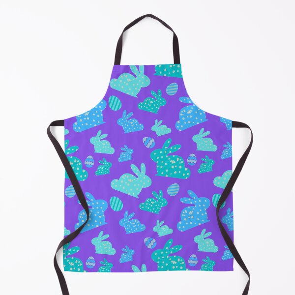 Item preview, Cute Easter Bunny Eggs Blue Pattern Design designed and sold by LordAudes.