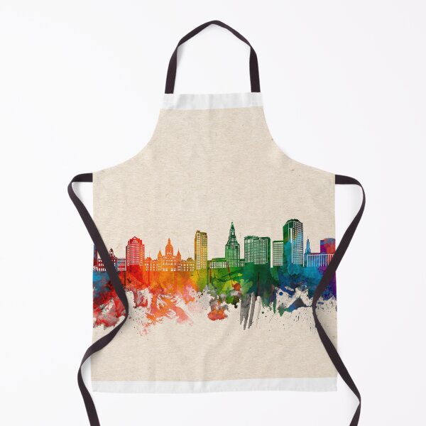 Item preview, hartford skyline watercolor 2 designed and sold by BekimART2.