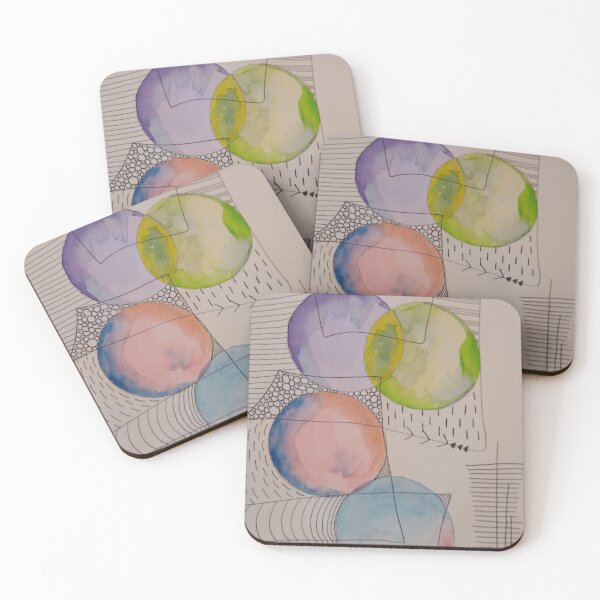 Item preview, Circle Watercolor Doodle designed and sold by ChristineShook.