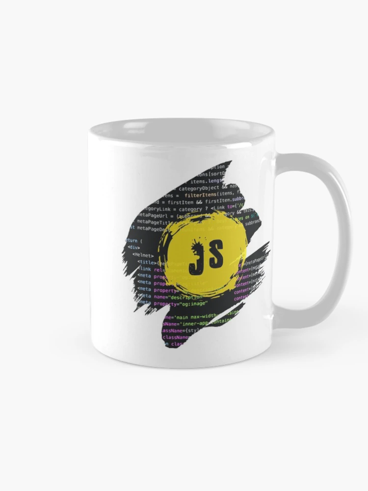 Thumbnail 3 of 6, Coffee Mug, Javascript version 2.0 designed and sold by DevdForDevs.