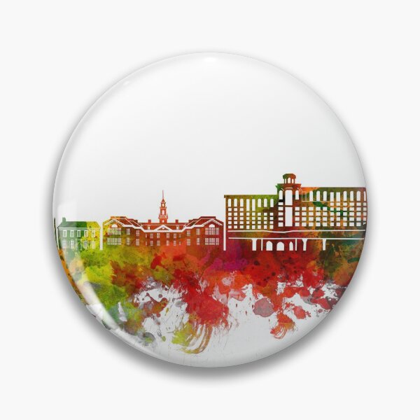 Item preview, dover skyline watercolor designed and sold by BekimART2.