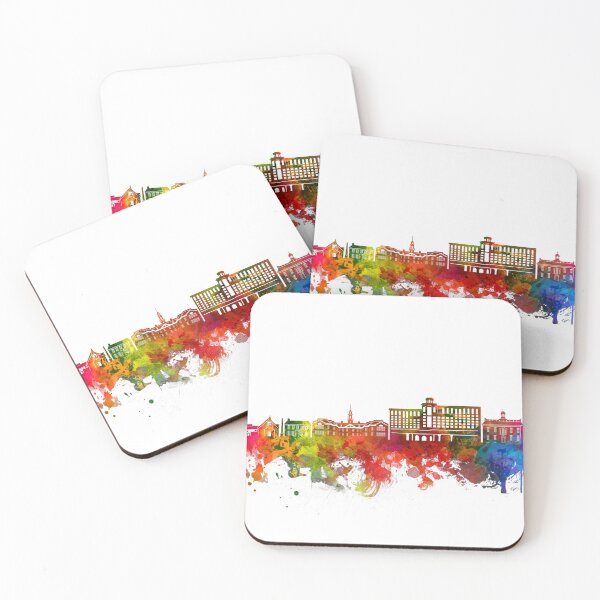 Item preview, dover skyline watercolor designed and sold by BekimART2.