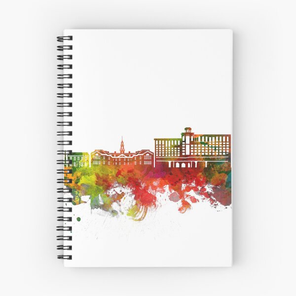 Item preview, dover skyline watercolor designed and sold by BekimART2.