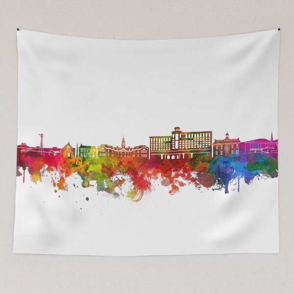 Item preview, dover skyline watercolor designed and sold by BekimART2.