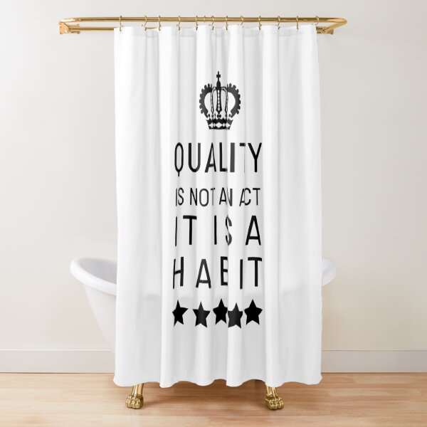 Item preview, Quality Is Not An Act It Is A Habit designed and sold by CeciLop.