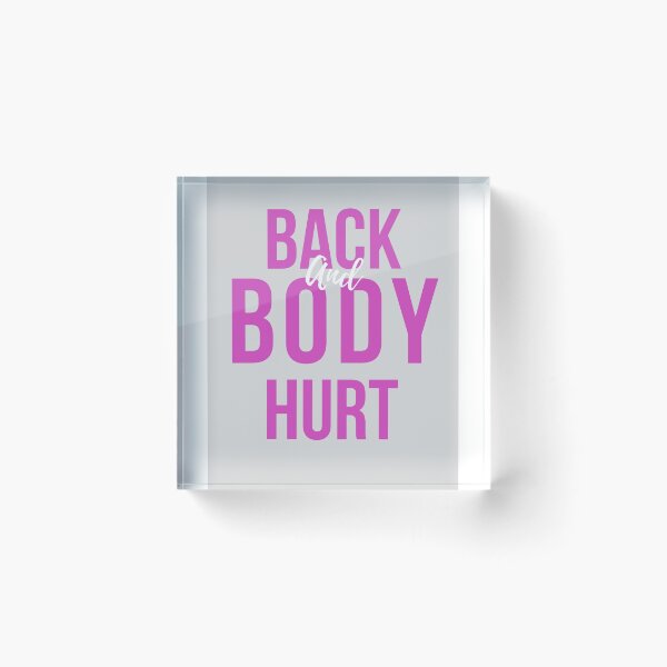 Item preview, Back and Body hurt designed and sold by MCTS SHOP.