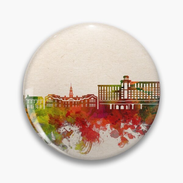 Item preview, dover skyline watercolor 2 designed and sold by BekimART2.