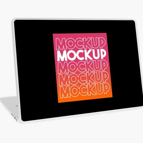 Download Mockup Laptop Skins Redbubble