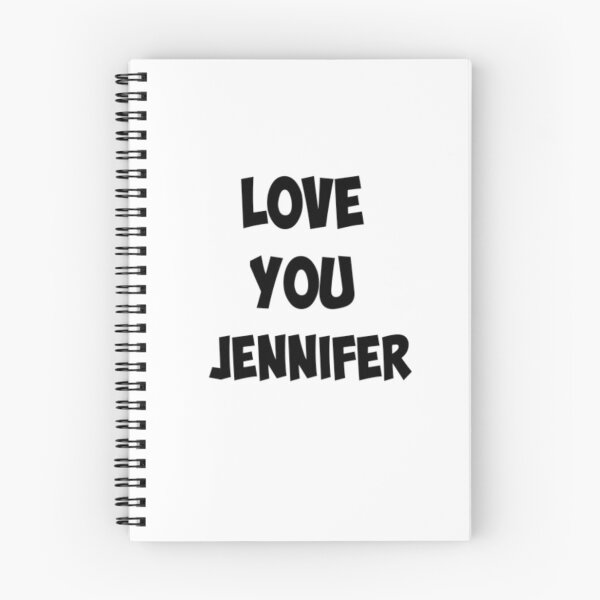 Item preview, Love you Jennifer / B & W designed and sold by jamalzabt.