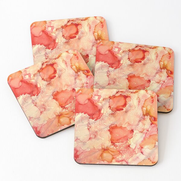 Item preview, Peach Bellini, Salmon and Flamingo designed and sold by alittlepoured.