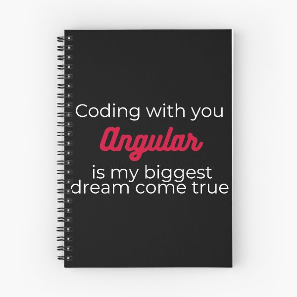 Artikelvorschau, Mit dir zu codieren Angular ist mein größter wahr gewordener Traum entworfen und verkauft von DevdForDevs.