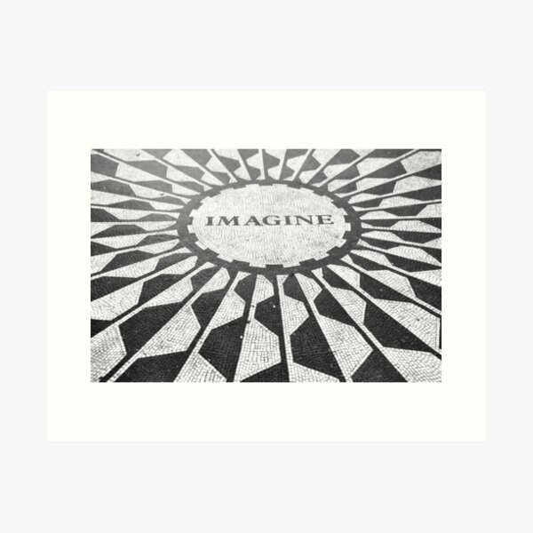 Artikel-Vorschau von John Lennon Stellen Sie sich Mosaic New York City vor, designt und verkauft von KevinTPerry.