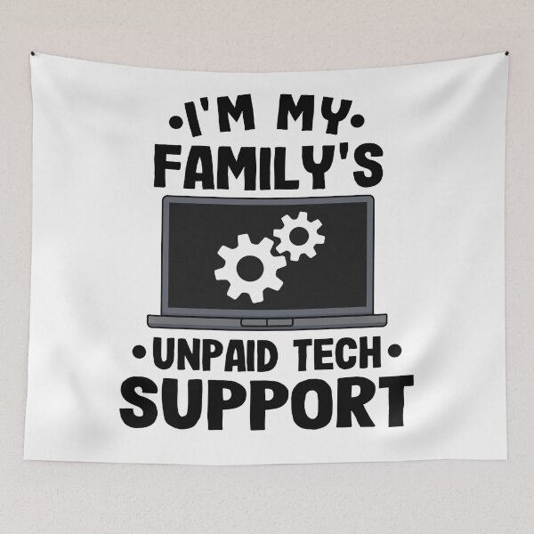 Item preview, Funny Unpaid Tech Support Technical Support Gift designed and sold by Stronzi.
