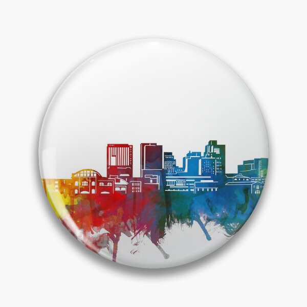 Item preview, wilmington skyline watercolor designed and sold by BekimART2.
