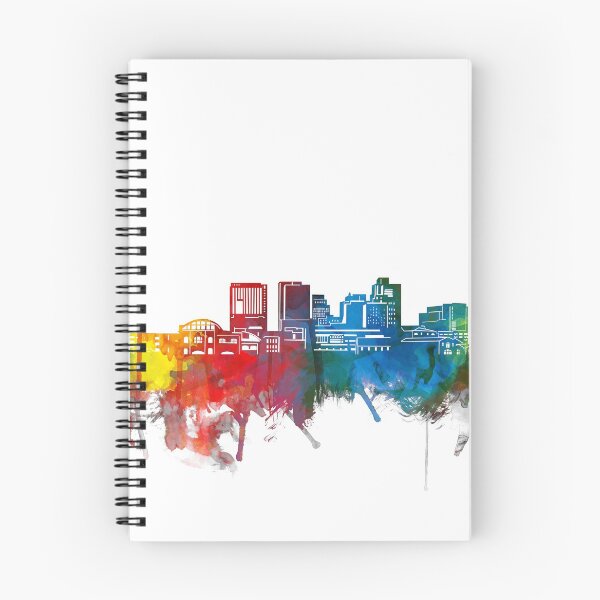 Item preview, wilmington skyline watercolor designed and sold by BekimART2.