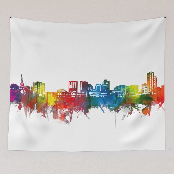Artikelvorschau, Wilmington Skyline Aquarell entworfen und verkauft von BekimART2.
