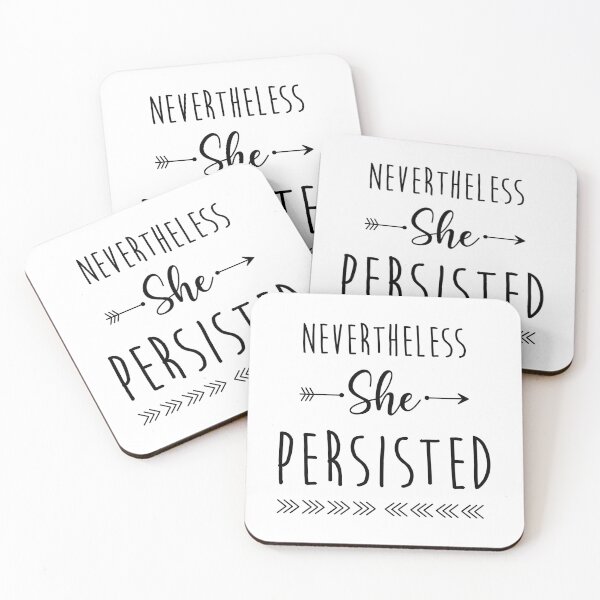Item preview, Nevertheless She Persisted | Girl Boss | Power woman | Feminist designed and sold by ArtbyPau.