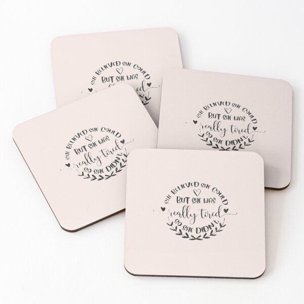 Item preview, She Believed She Could But She Was Really Tired So She Didn't  designed and sold by Art10Shop.