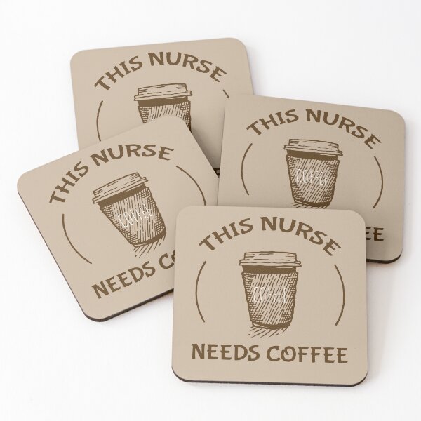 Item preview, This Nurse Needs Coffee, Funny Gift For Nurses, Coffee Lovers. designed and sold by PrettyAmazing.