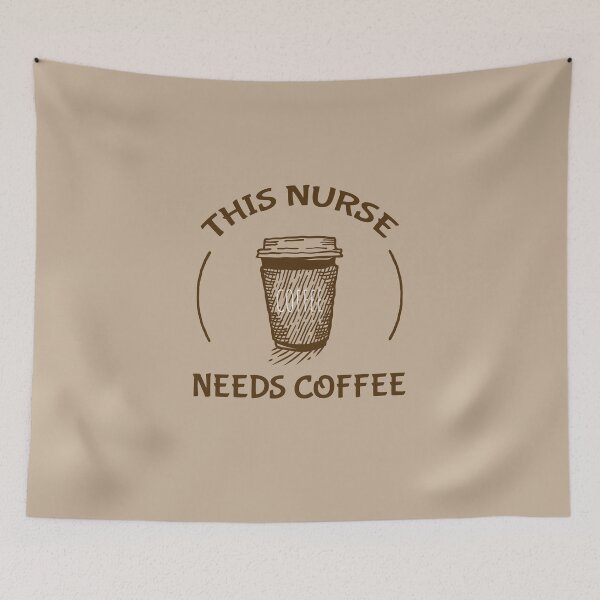 Item preview, This Nurse Needs Coffee, Funny Gift For Nurses, Coffee Lovers. designed and sold by PrettyAmazing.
