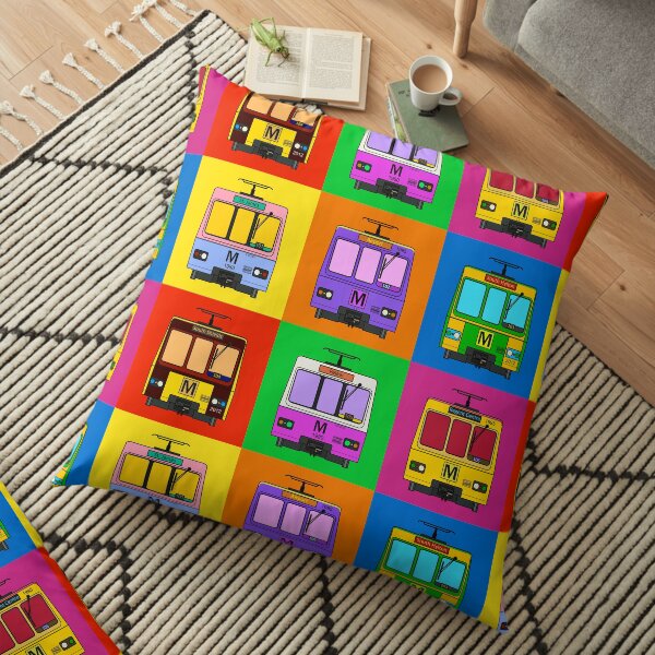 Metro Pop Art Floor Pillow