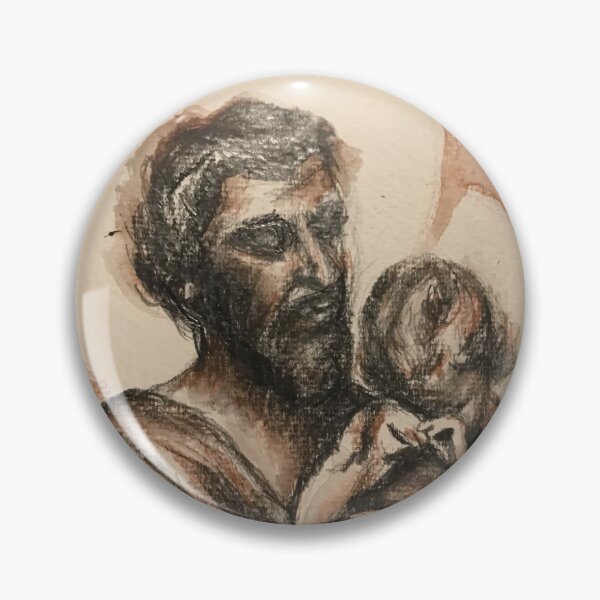 Item preview, St. Joseph and Child Jesus designed and sold by paintingsbyk.