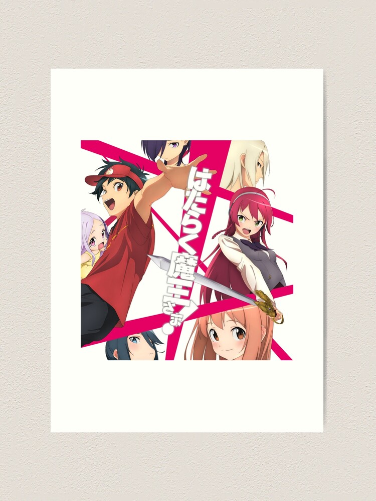 hataraku maou sama ! season 2  Poster for Sale by Bumble-bee-X