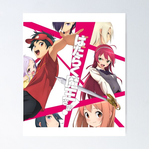 hataraku maou sama ! season 2  Poster for Sale by Bumble-bee-X